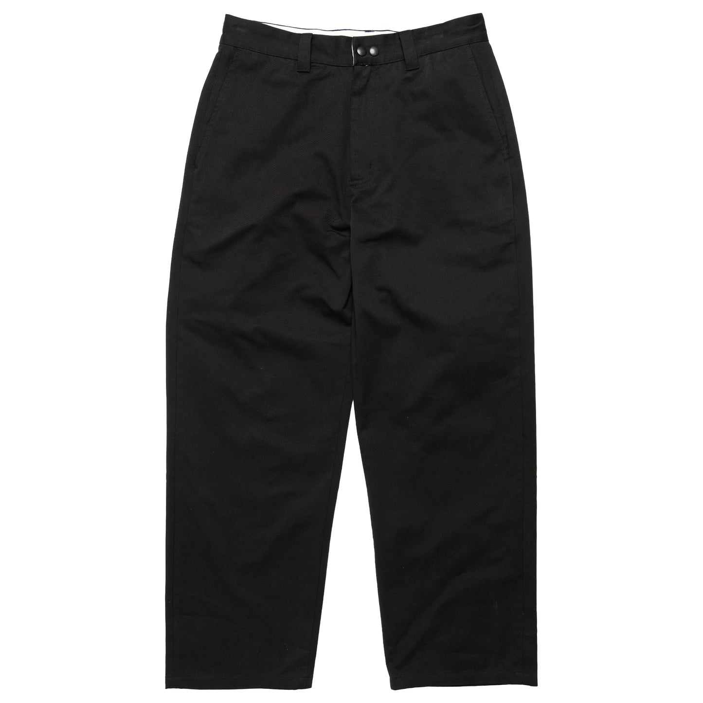 108WAREHOUSE - Relaxed Twill Trouser - Black