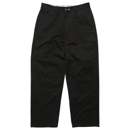 108WAREHOUSE - Relaxed Twill Trouser - Black