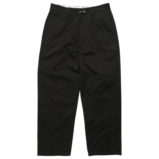 108WAREHOUSE - Relaxed Twill Trouser - Black