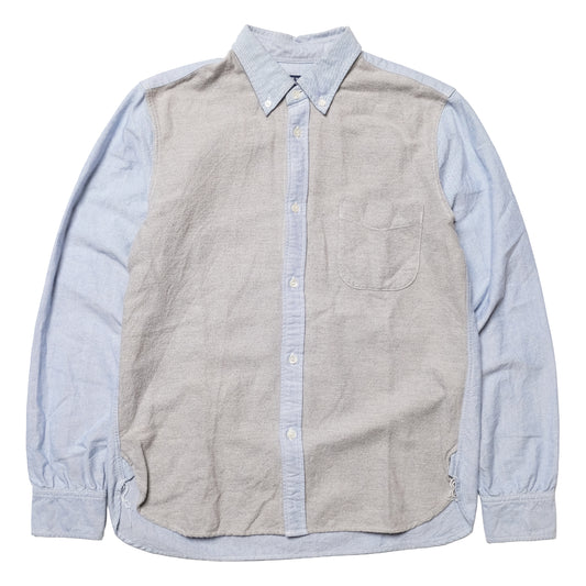 CDG Homme Contrasted Grey/Chambray Shirt