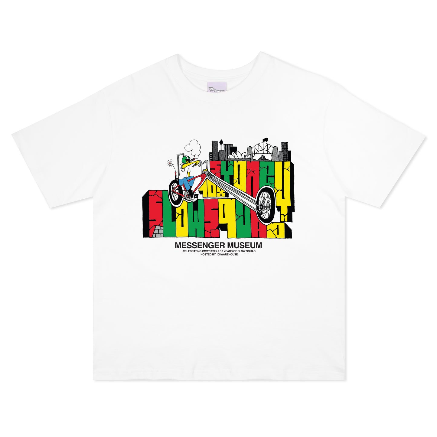 108WAREHOUSE x Slow Squad - T-Shirt - White