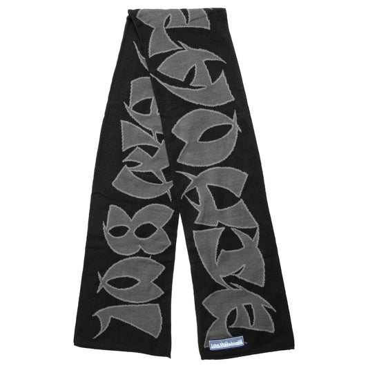 108WAREHOUSE - Scarf “CG Logo” - Black/Grey
