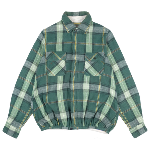 Kapital Green Checkered Shirt Jacket