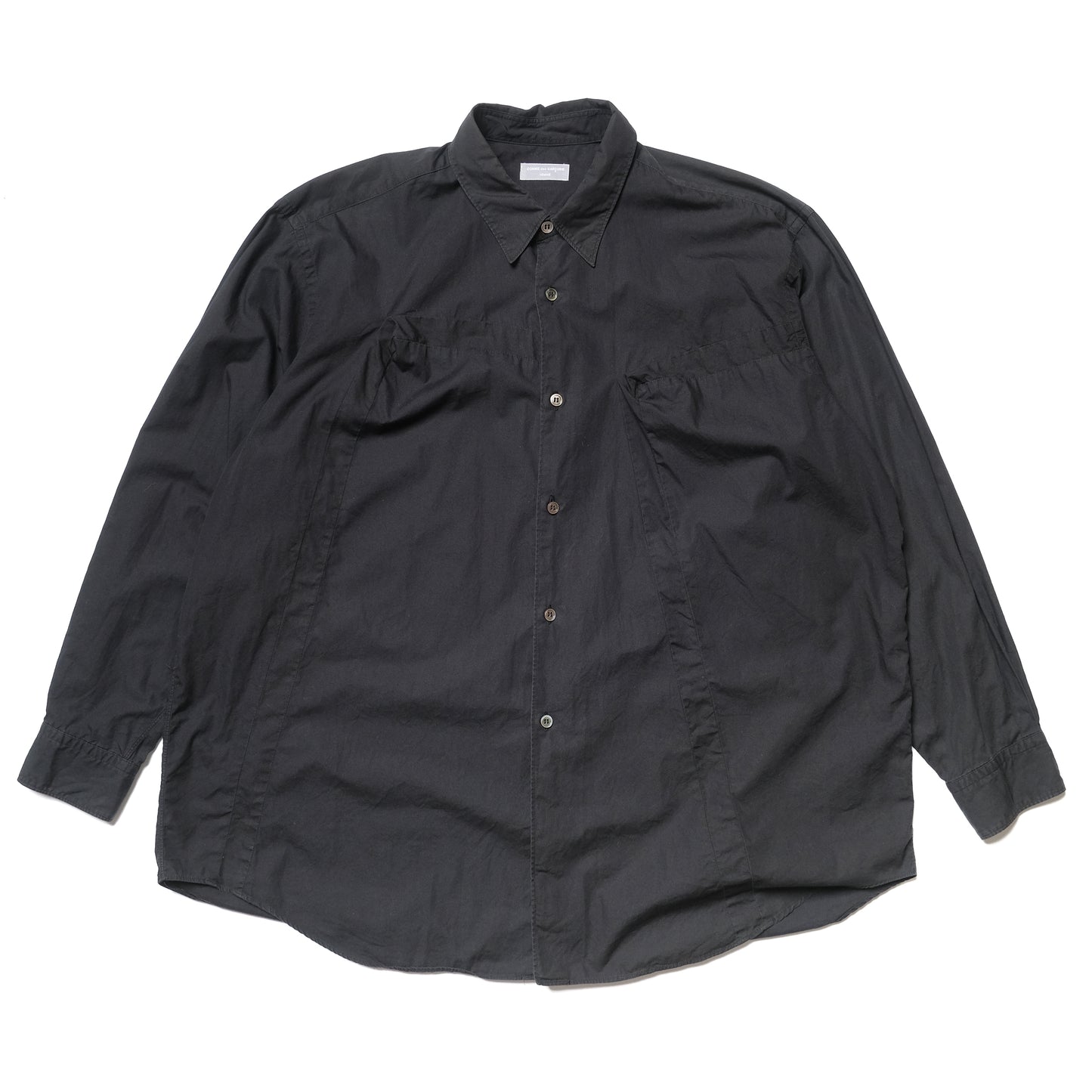 CDG Homme Black Panelled Shirt - 90s