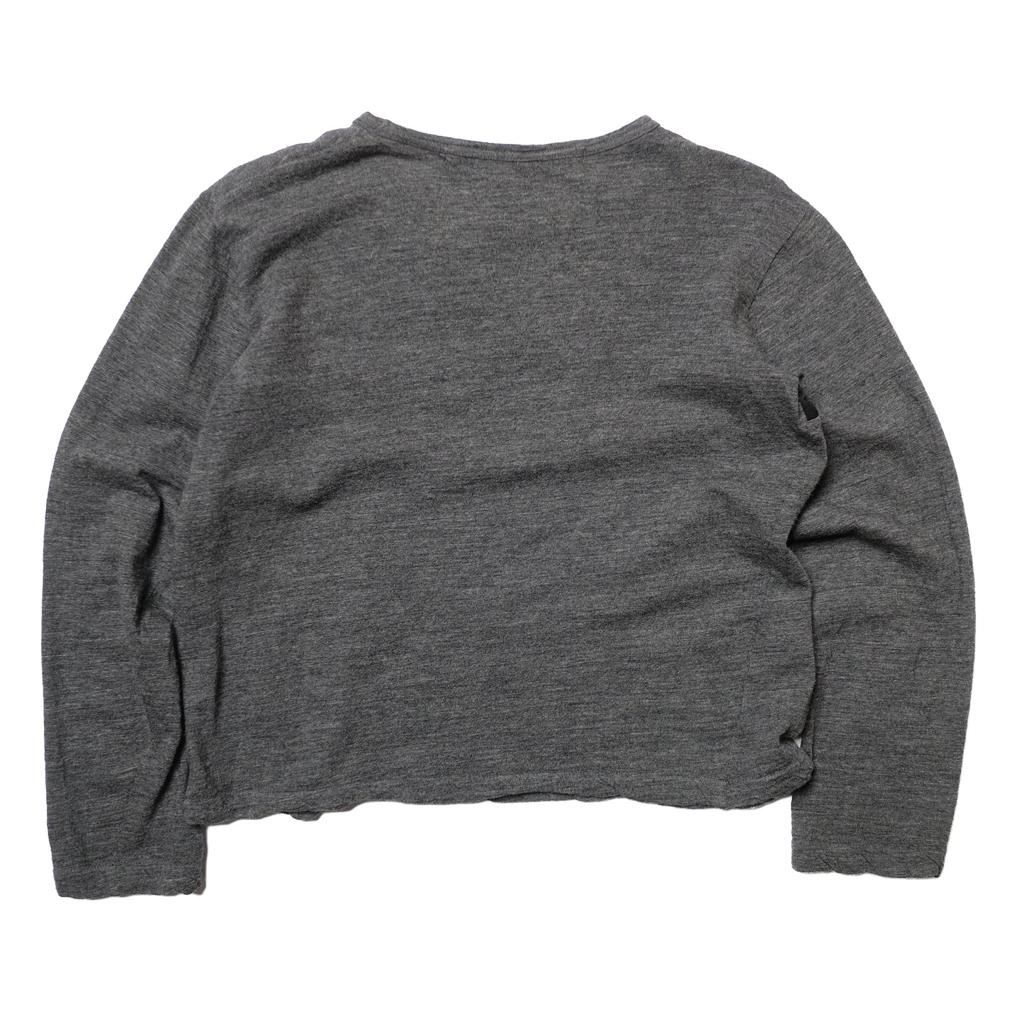 Junya Watanabe Cropped Grey Wool Knit - AD1998