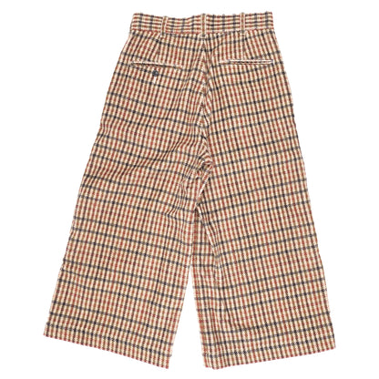 Needles Brown Tartan Relaxed Trousers