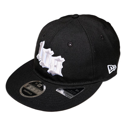 New Era x 108WAREHOUSE - 9FIFTY® Retro Crown Strapback Cap - Black