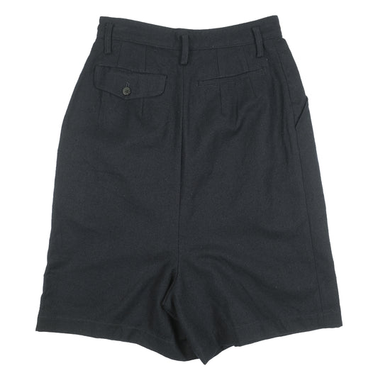 CDG Tricot Navy Wool Shorts