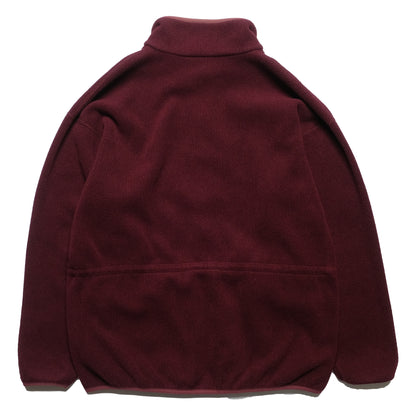 Montbell Ribbed Fleece Jacket - Burgundy - 00s