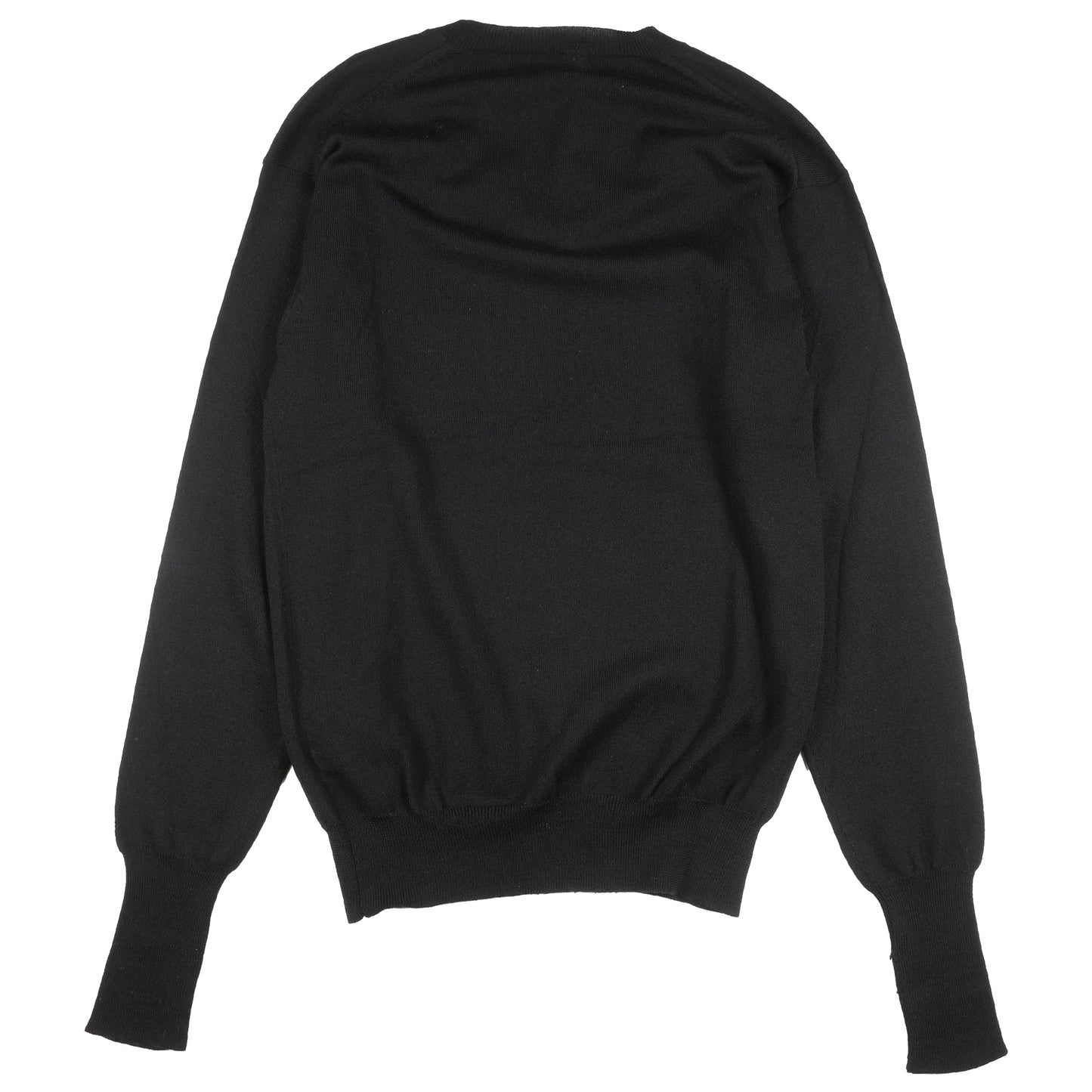 Y's For Men Black V-Neck Sweater