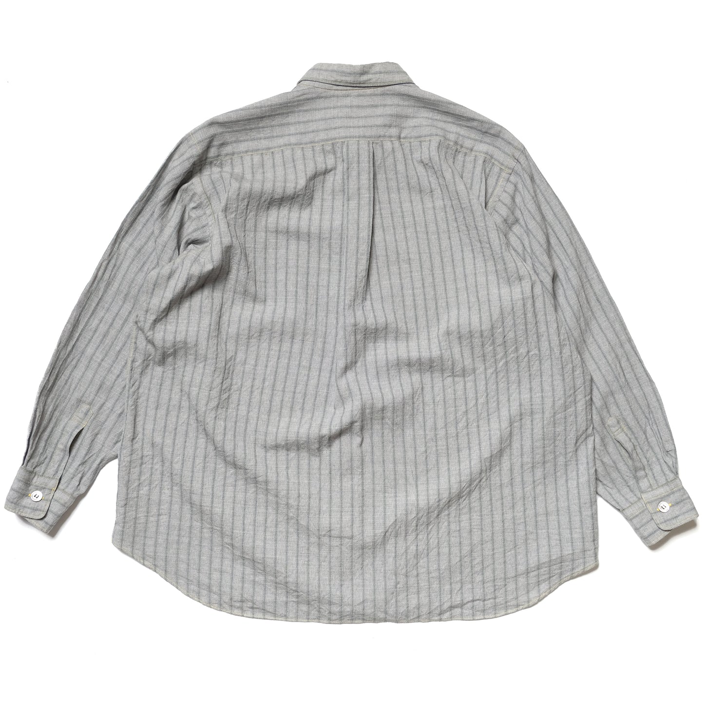 CDG Homme Grey Striped Long Sleeve Shirt - 90s