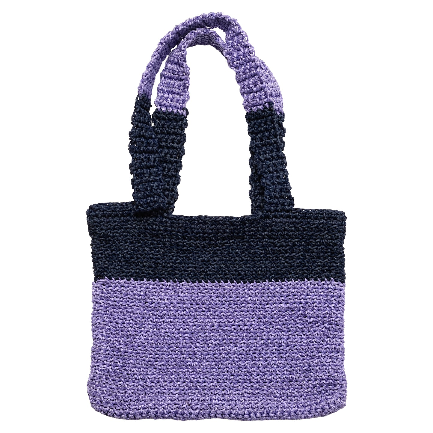 Gant Silyo - Crochet Tote Bag - Purple Black