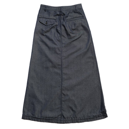 CDG Robe De Chambre Maxi Denim Skirt