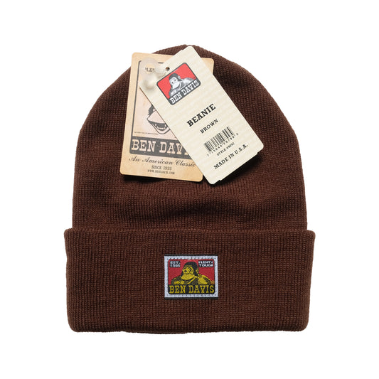 Ben Davis - Logo Beanie - Brown