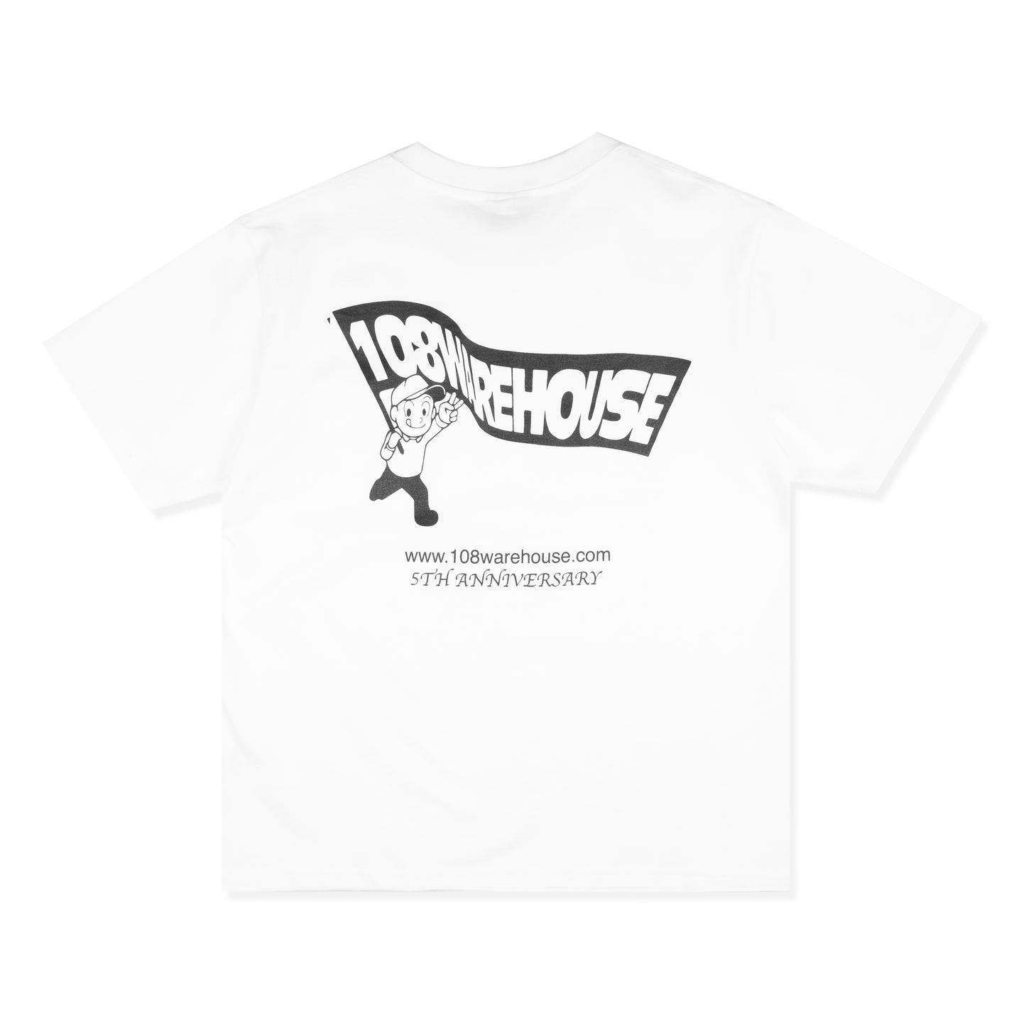 108WAREHOUSE - 5 Year Anniversary T-Shirt (White)