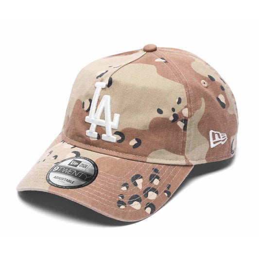 New Era - 9TWENTY A-Frame LA Dodgers Cap - Washed Desert Camo