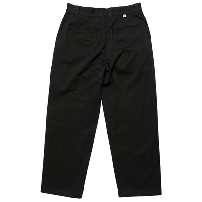 108WAREHOUSE - Relaxed Twill Trouser - Black