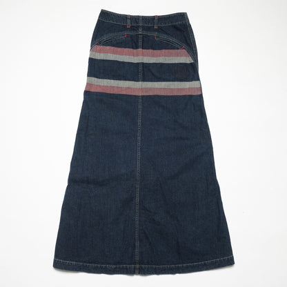 Hysteric Glamour Striped Back Denim Skirt