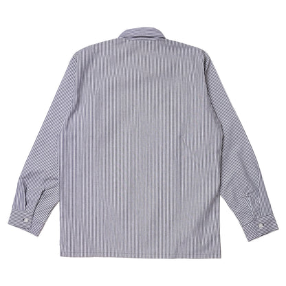 Ben Davis - LS Half Zip Stripe (Black)