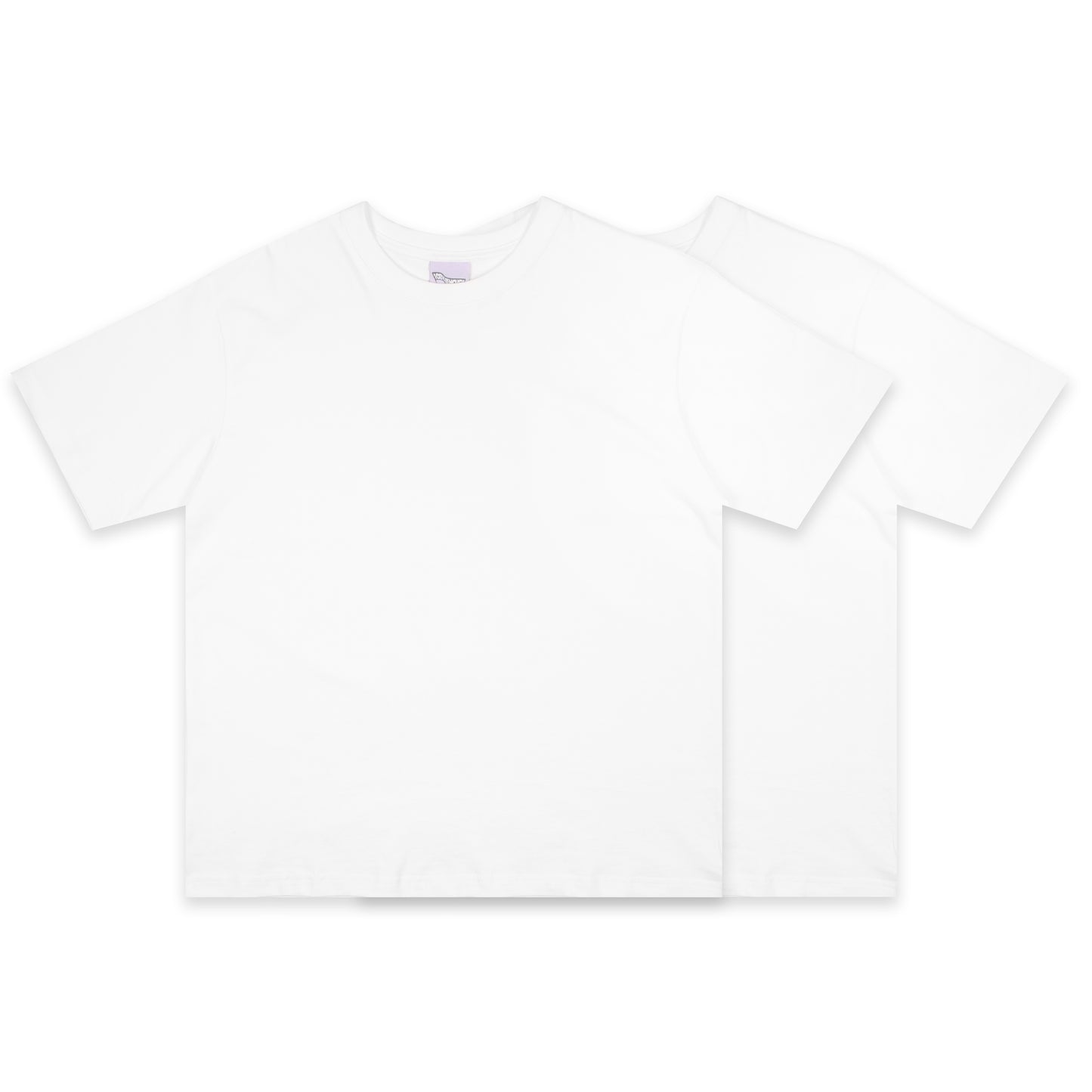 108Warehouse 2 Pack Blank T-Shirt (White)