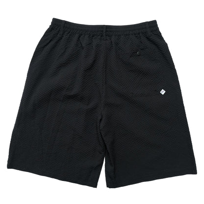 108WAREHOUSE - Seersucker Utility Shorts - Black