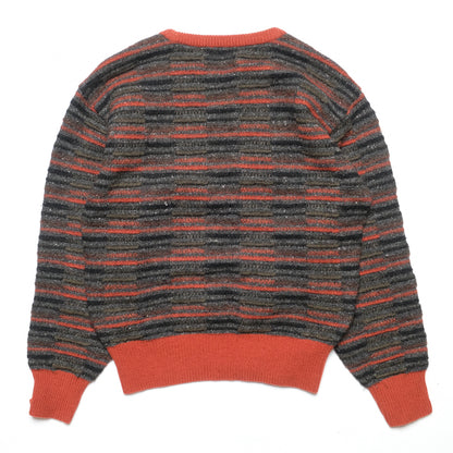 Issey Miyake MEN Stripped Knit Sweater - 80s