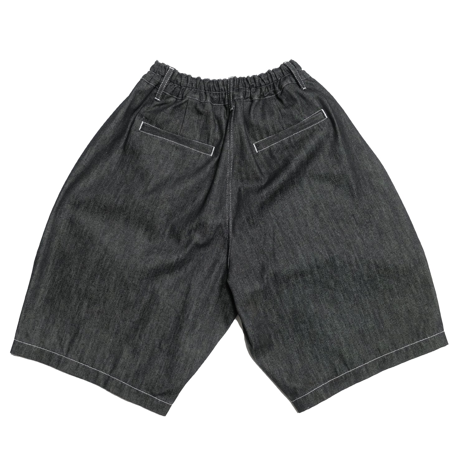 *PREORDER* 108WAREHOUSE x Workware - Balloon Shorts - Black Denim