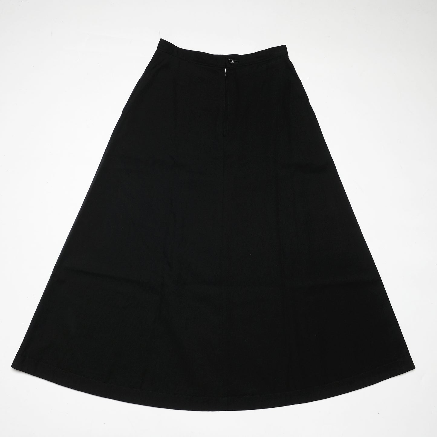 CDG Tricot Long Wool Garbadine Skirt