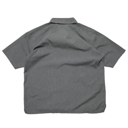 Neighborhood Grey Zip Up Short Sleeve