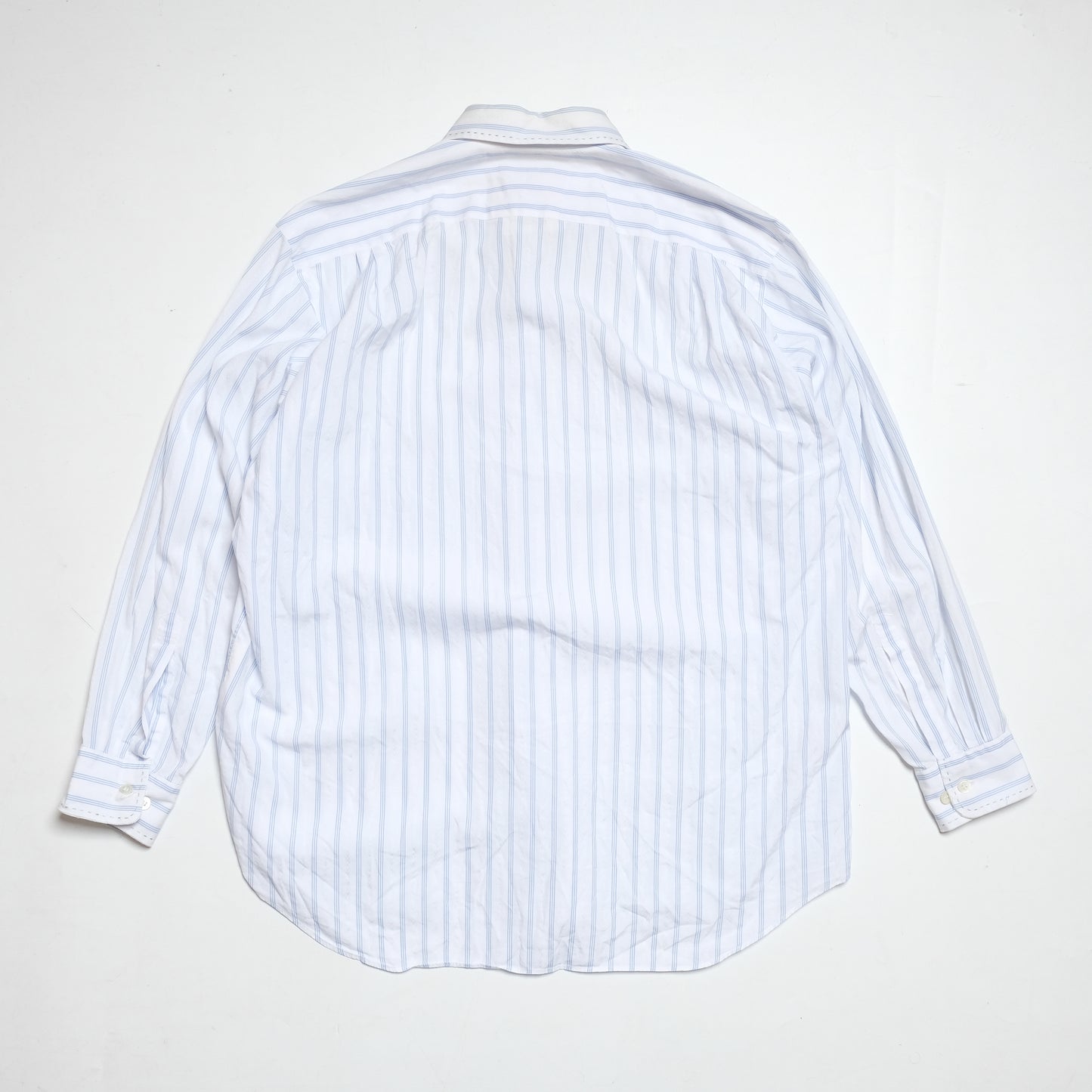 CDG HOMME DEUX  - Blue Striped Shirt