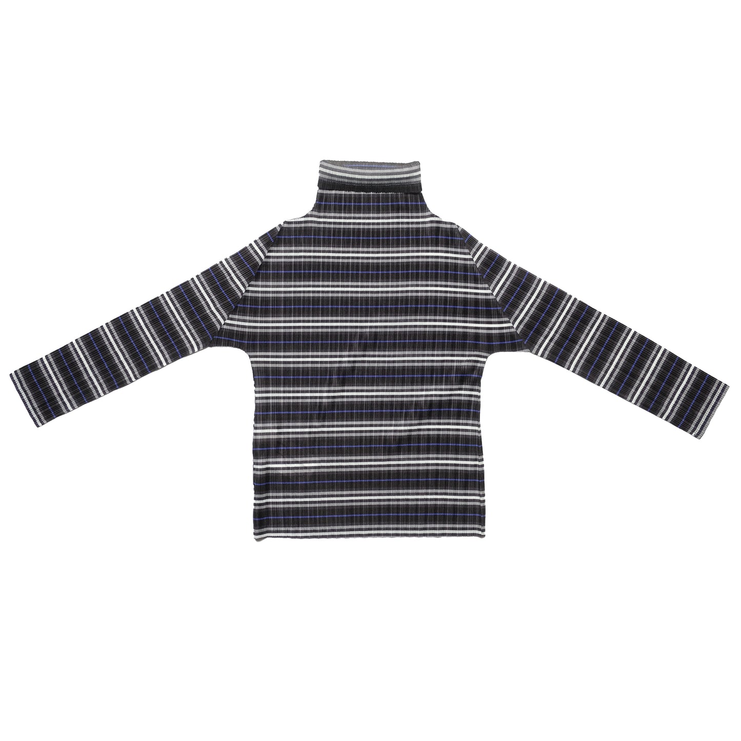 Issey Miyake Pleats Please Blue Striped Longsleeve