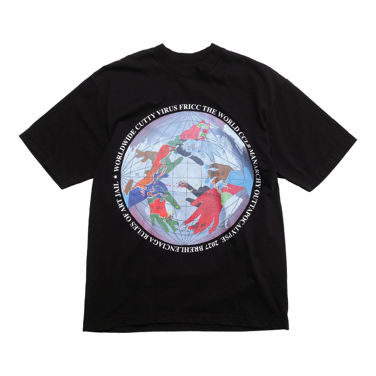 coogidowntothesex - World Wide Cutty Virus T-Shirt - Black