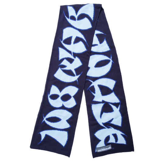 108WAREHOUSE - Scarf “CG Logo” - Navy/Sky