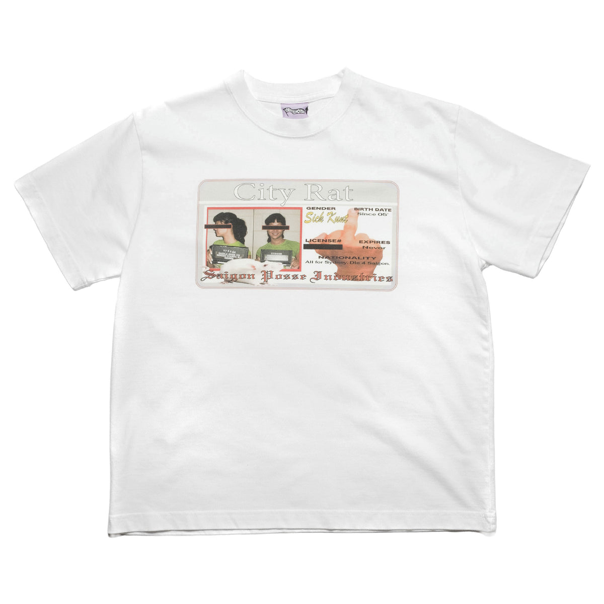 Saigon Posse - City Rat Tee - White