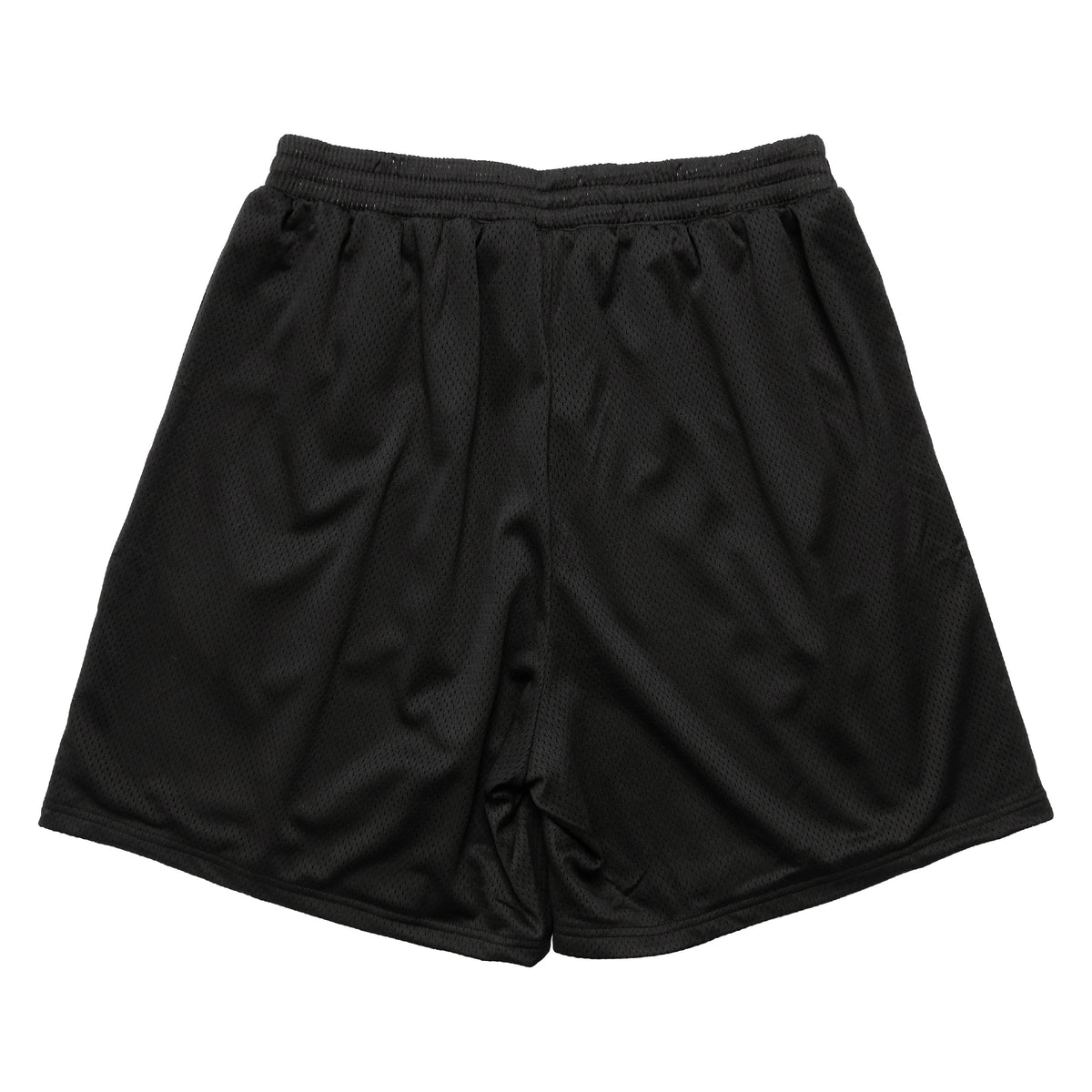 108WAREHOUSE - Orange Door Logo Mesh Shorts - Black
