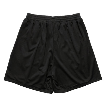 108WAREHOUSE - Orange Door Logo Mesh Shorts - Black