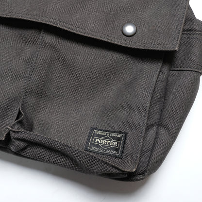 Porter Black Denim Canvas Side Bag