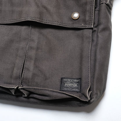 Porter Black Canvas Shoulder Bag