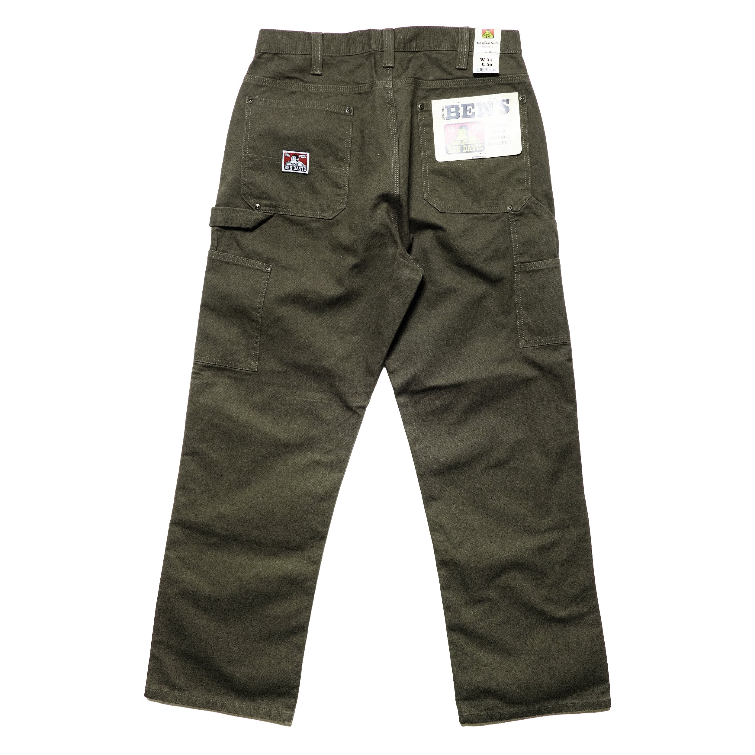 Ben Davis - Canvas Double Knee Carpenter (Olive) – 108WAREHOUSE