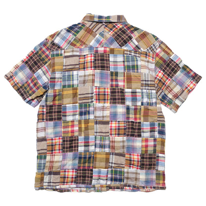 Neighborhood Patchwork Shortsleeve Button Up