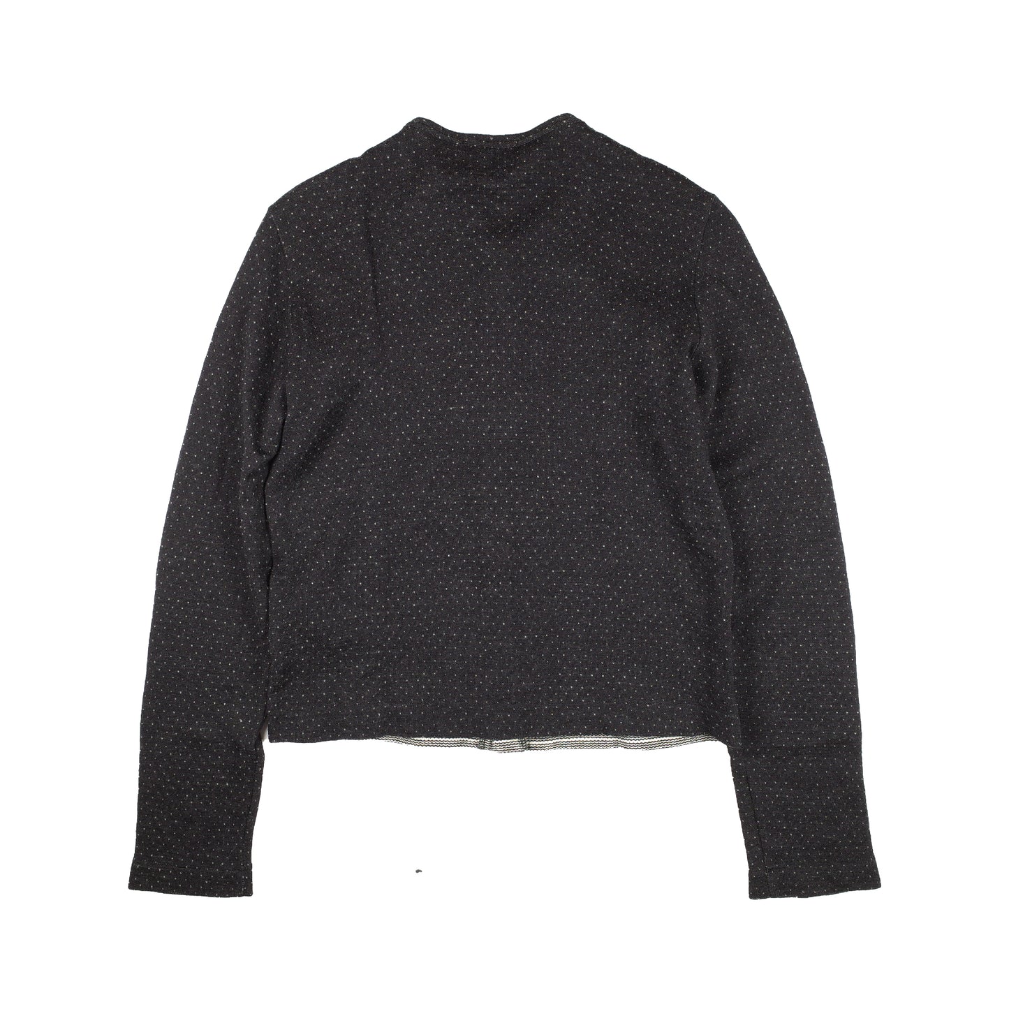 CDG Tricot Contrasted Knit Cardigan