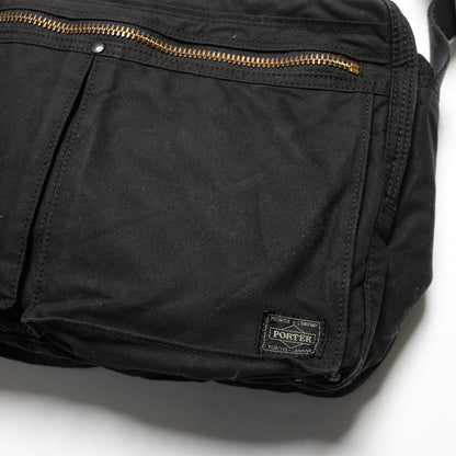 Porter Canvas Side Bag - Black