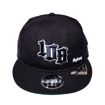 New Era x 108WAREHOUSE - 9FIFTY® Retro Crown Strapback Cap - Navy