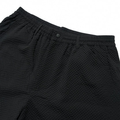 108WAREHOUSE - Seersucker Utility Shorts - Black
