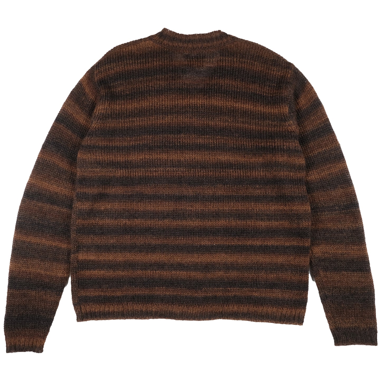Needles Red/Brown Mohair Wool V Neck Sweater