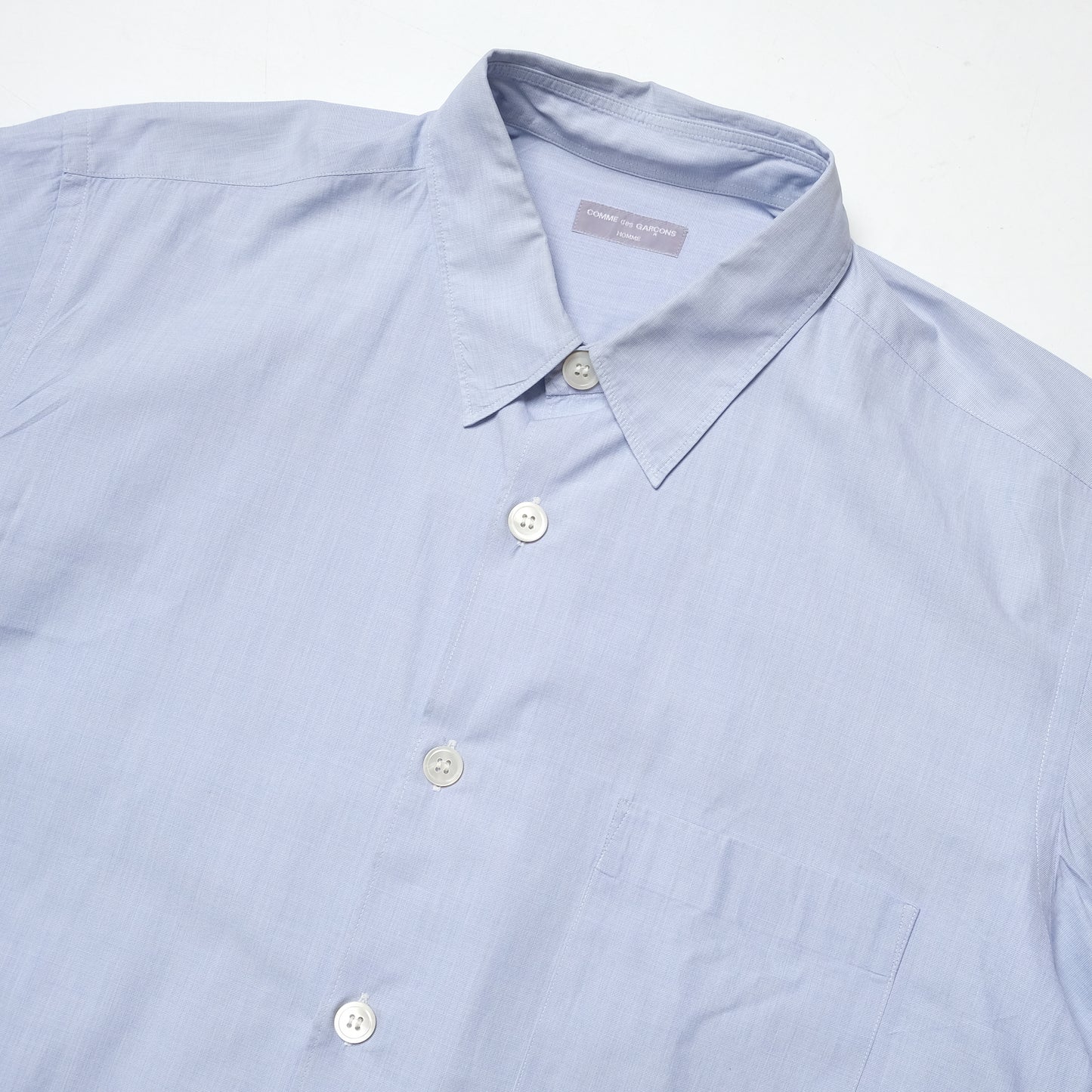 CDG Homme Chambray Short Sleeve Shirt - 00s