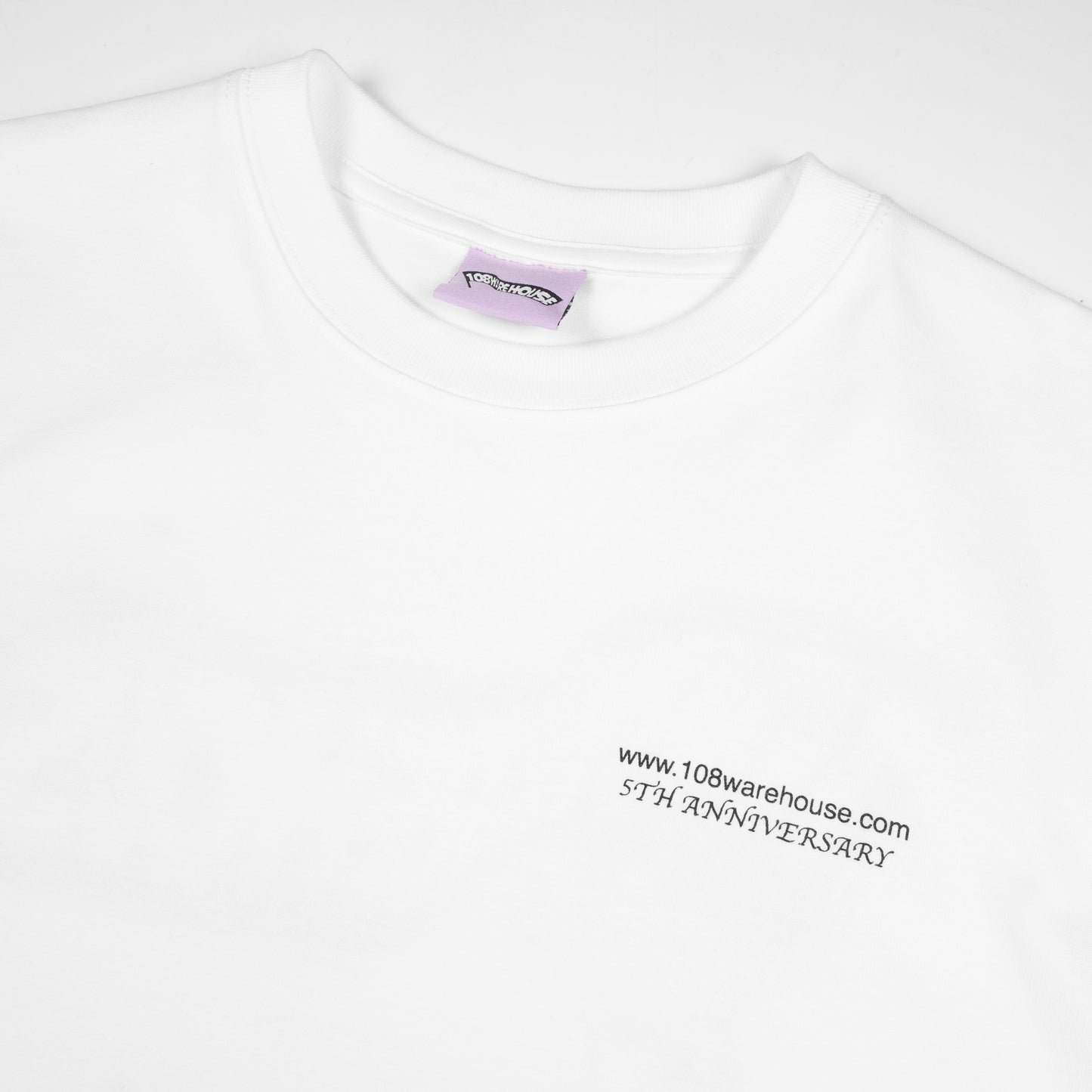 108WAREHOUSE - 5 Year Anniversary T-Shirt (White)