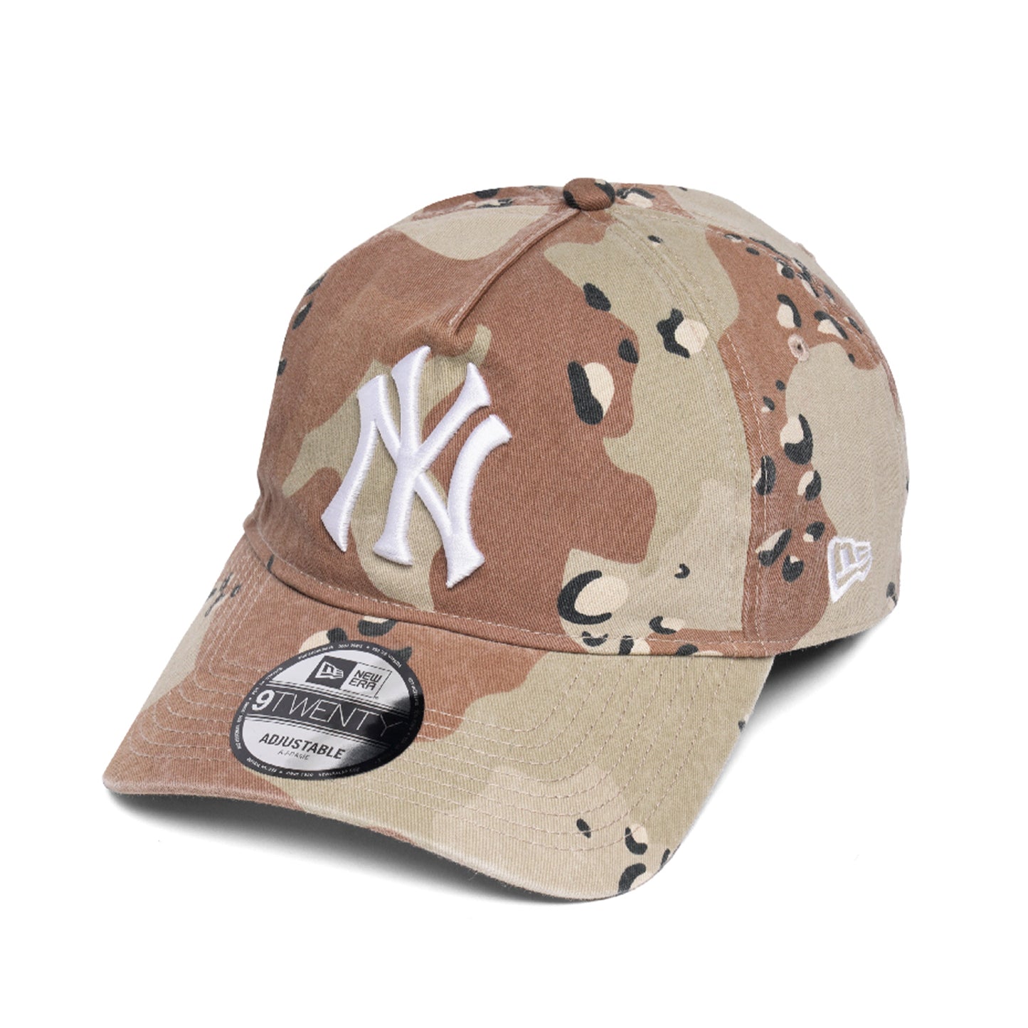 New Era - 9TWENTY A-Frame NY Yankees Cap - Washed Desert Camo