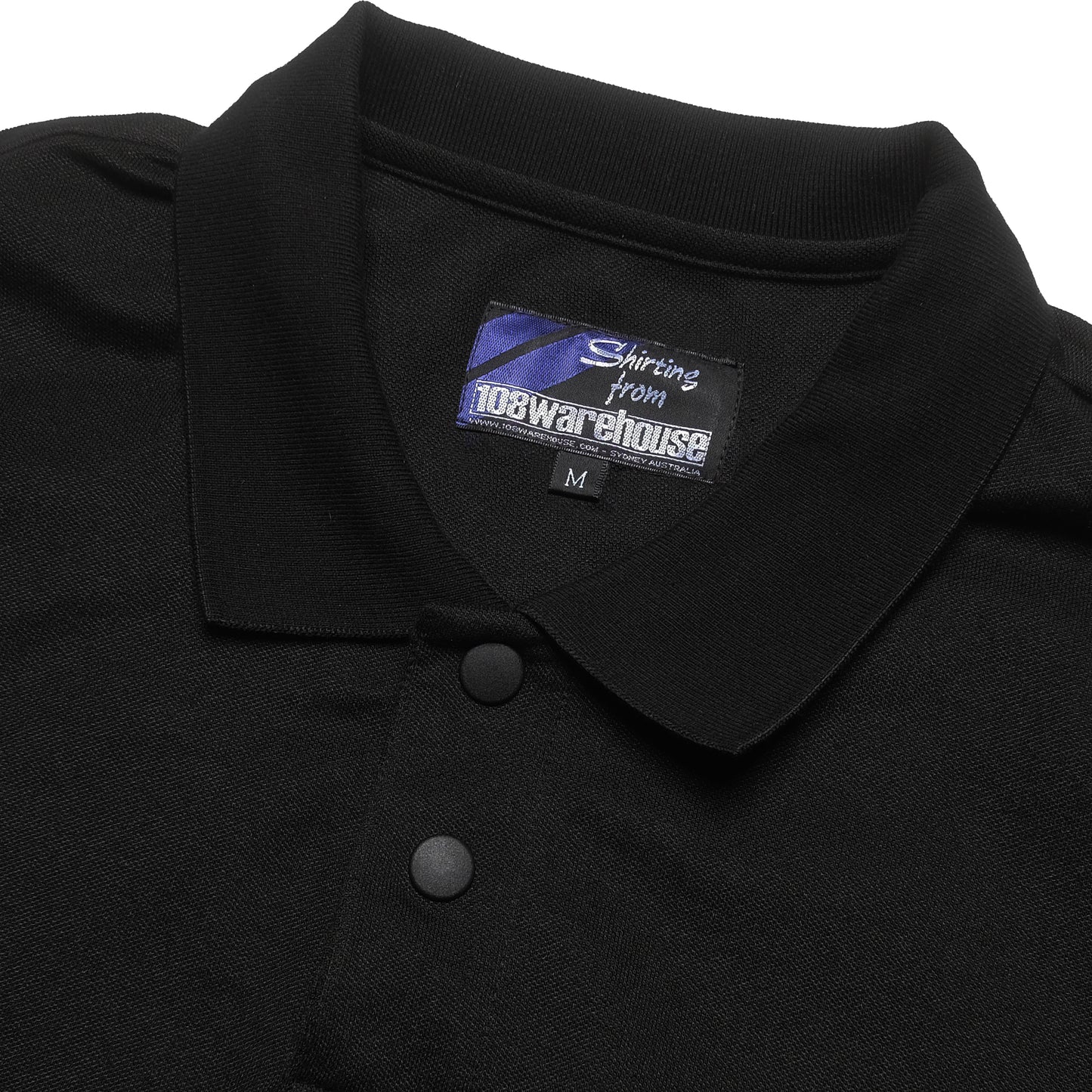 108WAREHOUSE - Enterprise Polo - Black