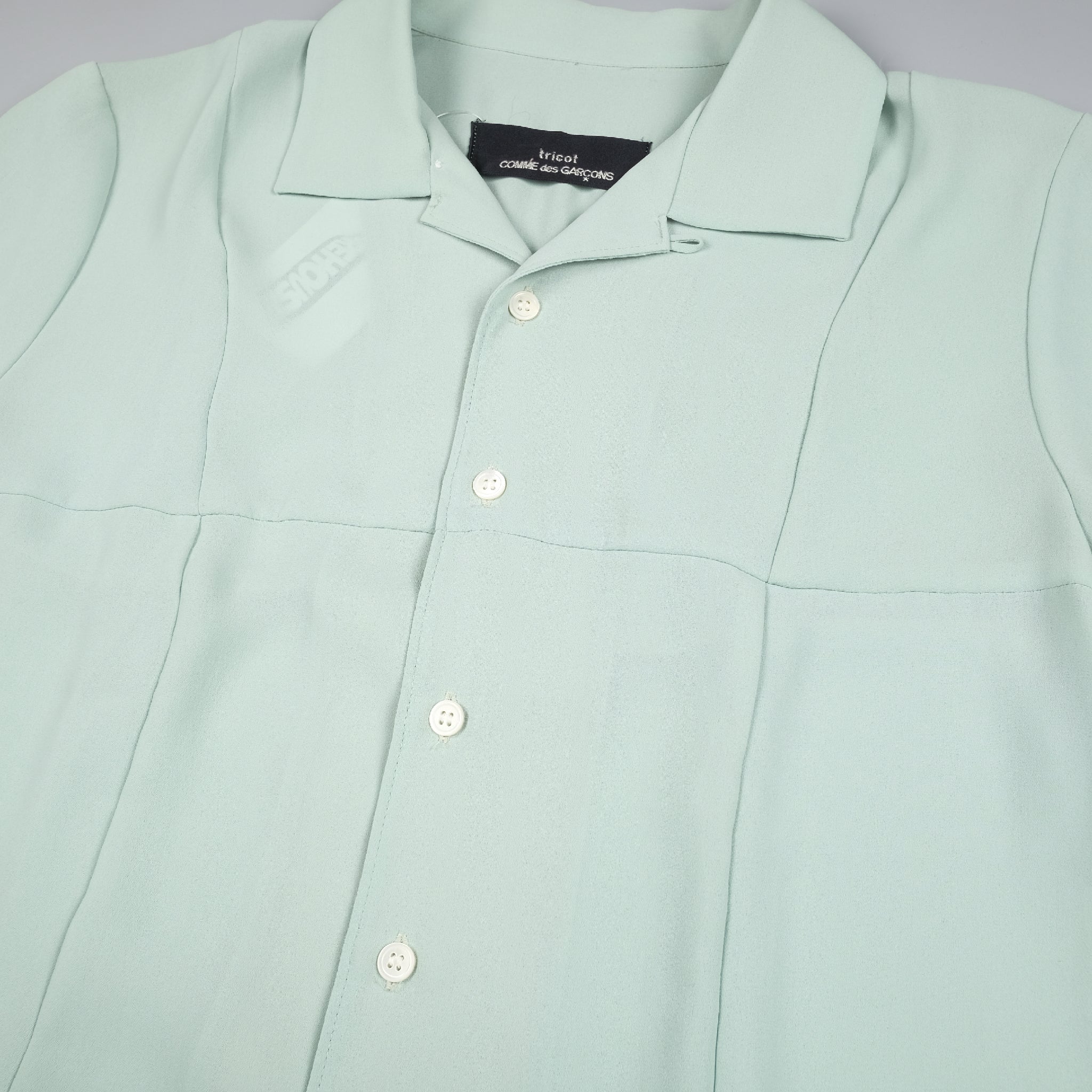 CDG Tricot Mint Green Short Sleeve